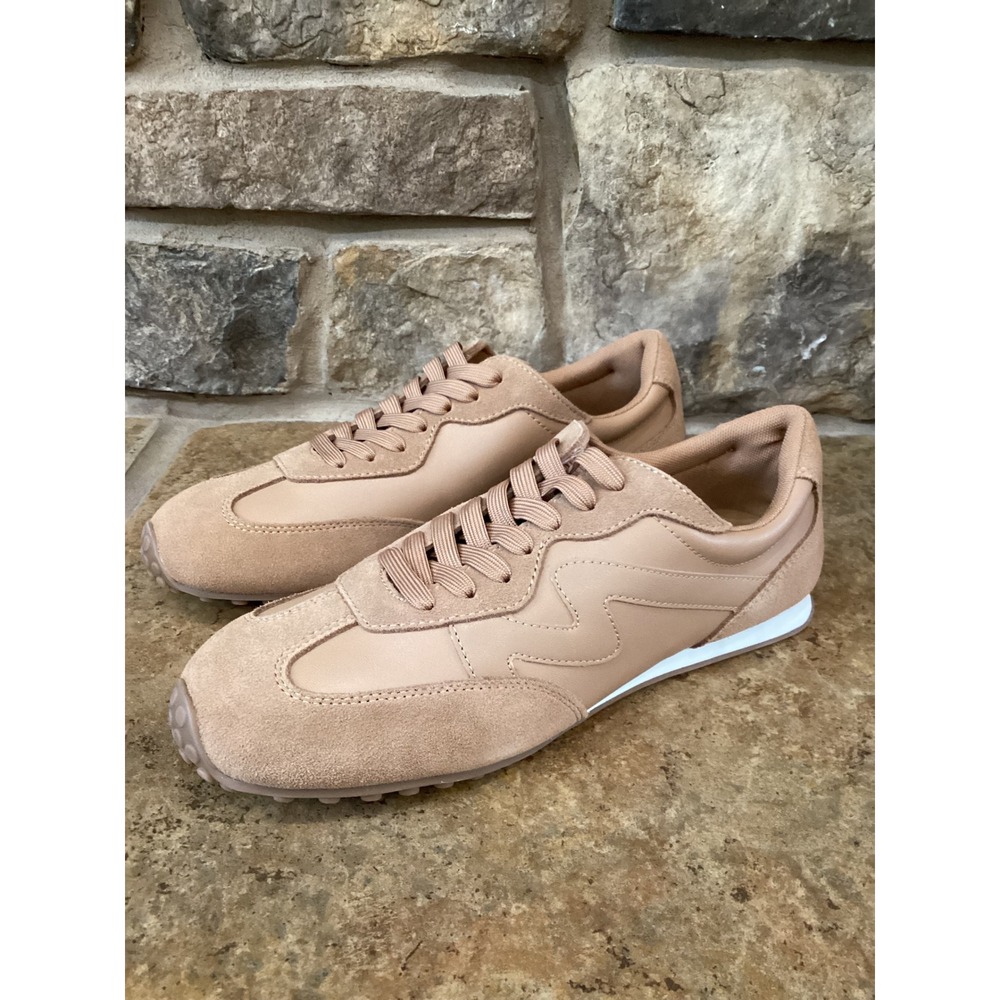 Steve Madden Casper Tan Brown Low Top Sneakers CASP04S1748100 Womens Size 10 New